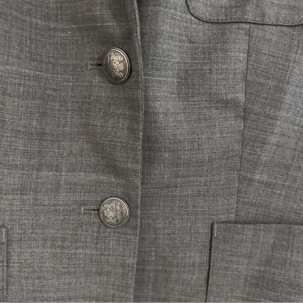 Aritzia Talula Charcoal Wool Blend Blazer Size 4 Women’s - Picture 3 of 8
